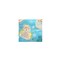Wrapables Medium Foldable Tote Nylon Reusable Grocery Bag (Set of 2), Silly Owls